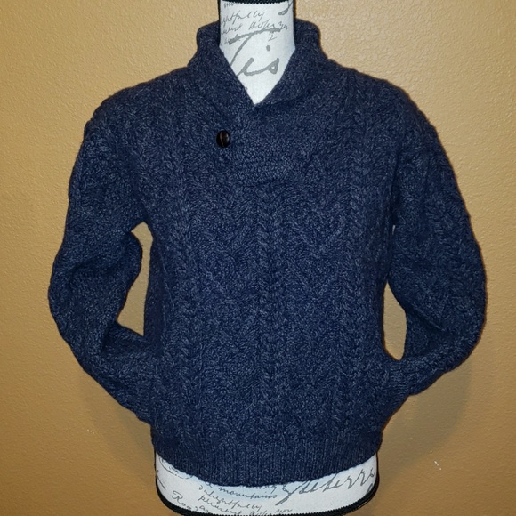 Aran Crafts Sweaters - Aran Crafts 100% wool fisherman's sweater sz L
